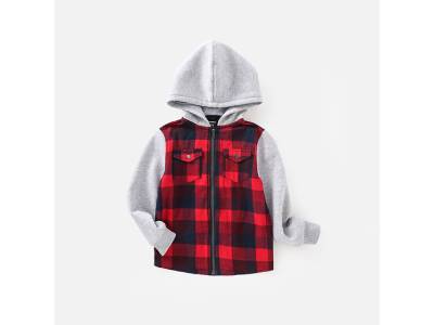 Children Plaid Jacket