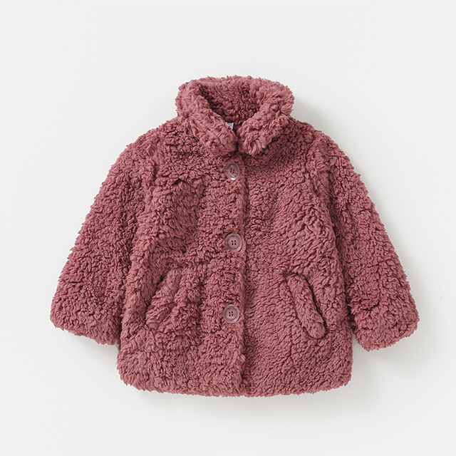 Children's multicolor cashmere coat