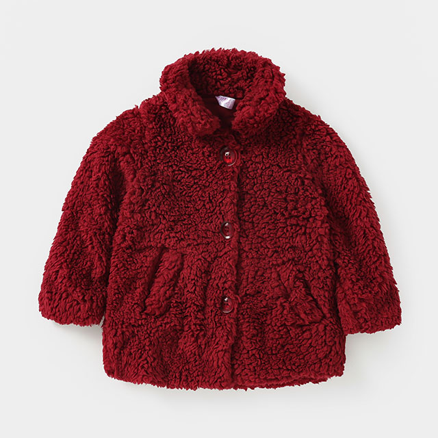 Children's multicolor cashmere coat