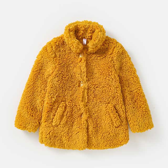 Children's multicolor cashmere coat