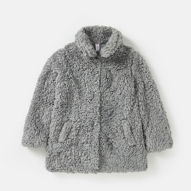 Children's multicolor cashmere coat