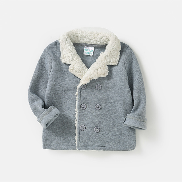 Children's British style cashmere coat